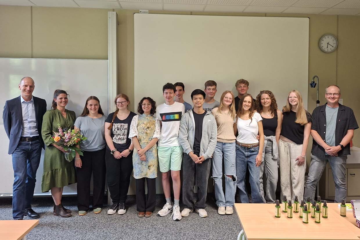 Gymnasiasten entwickeln eigenes Deo