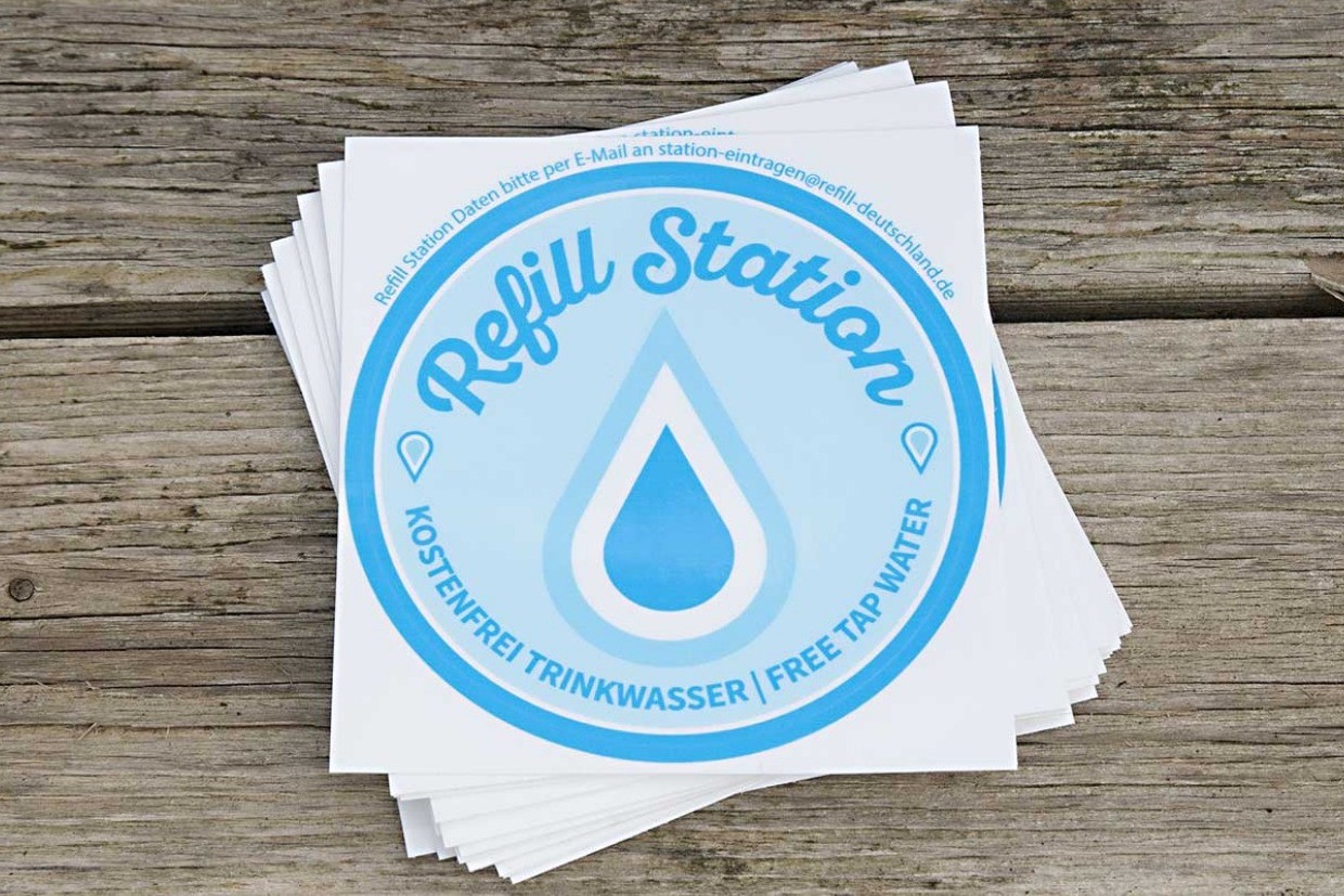 Refill Station im Naturparadies bei PRIMAVERA