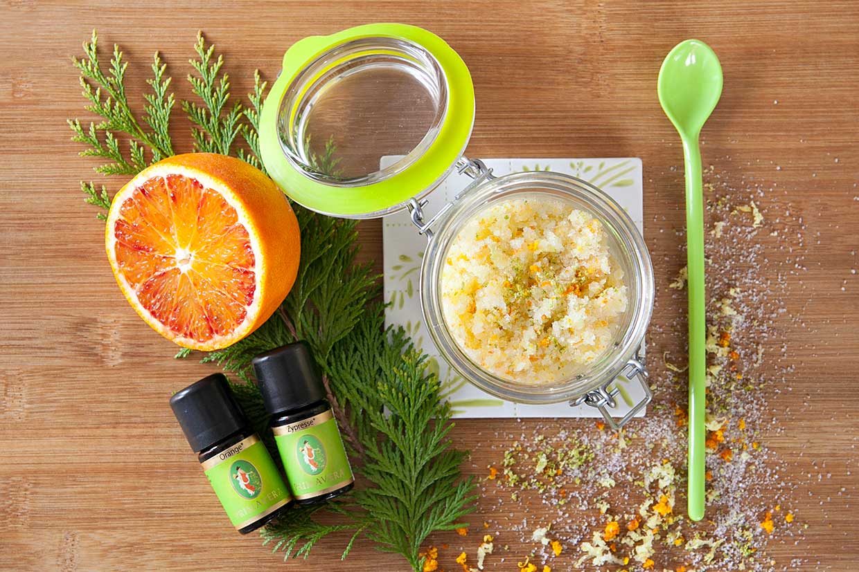 Zitronenpeeling
