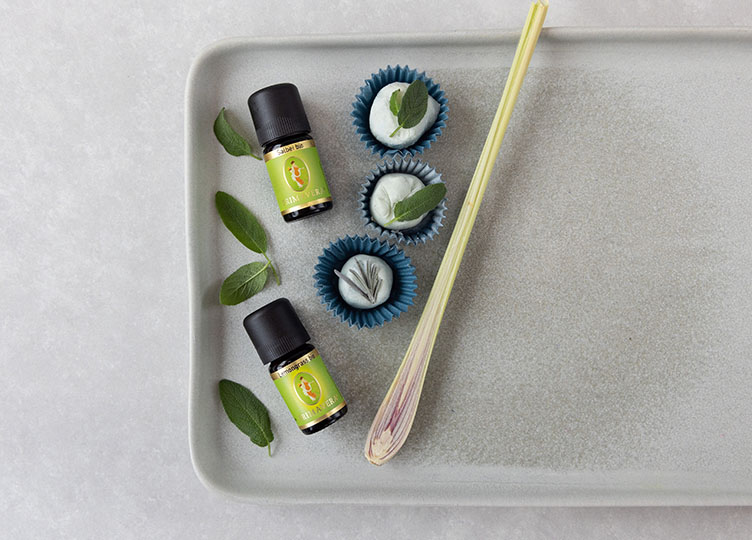 Badepralinen Fußfrisch