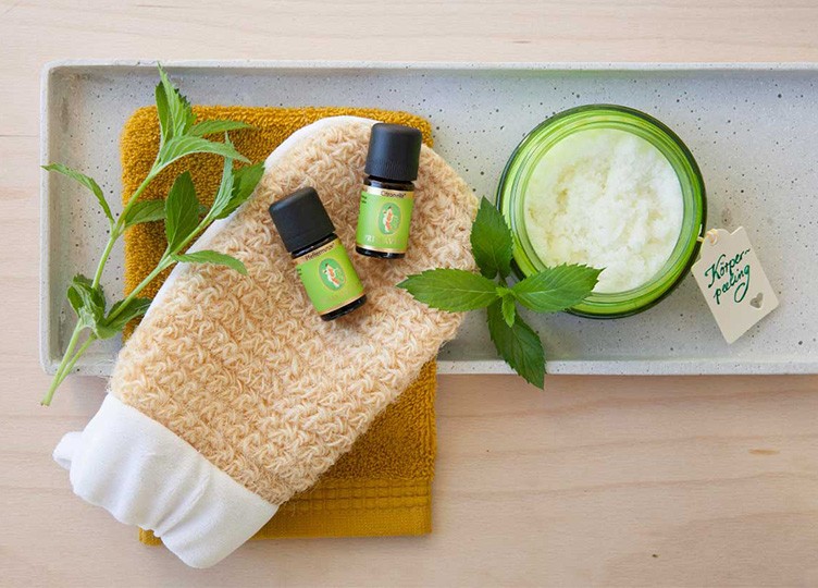 Körperpeeling Minzfrisch