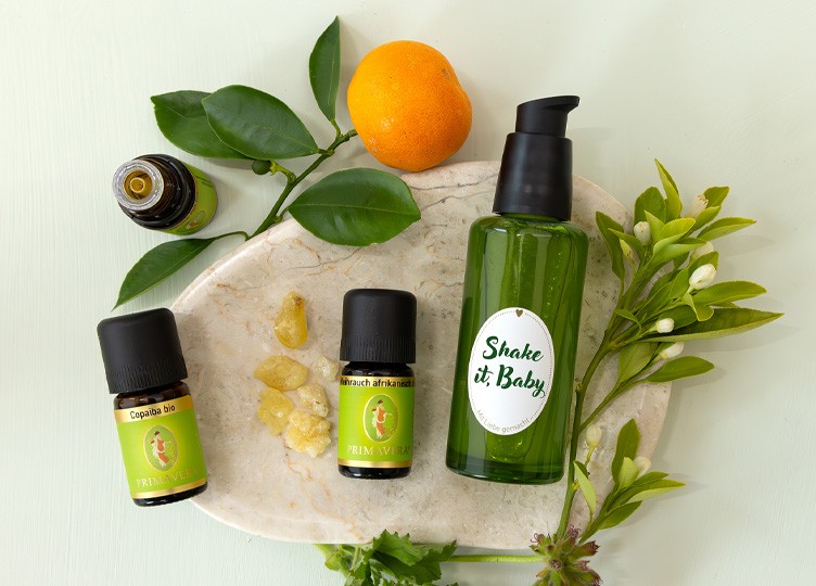 Schüttel-Emulsion Weihrauch Rosengeranie 