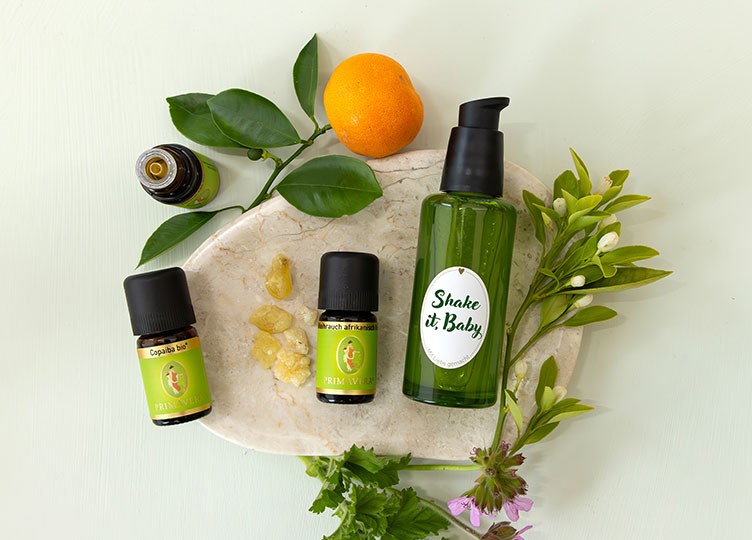 Schüttel-Emulsion Weihrauch Rosengeranie