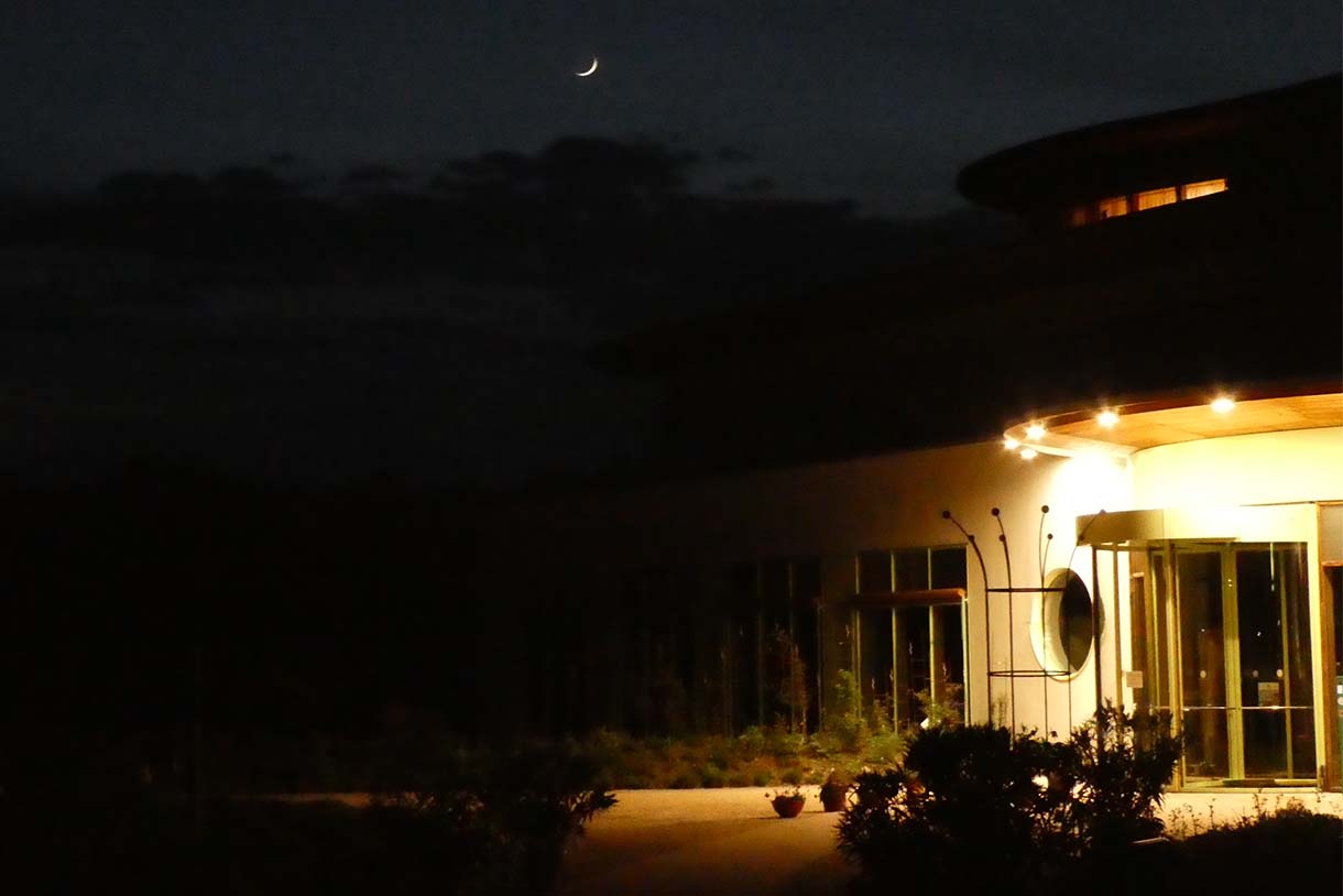 Sterne über dem Naturparadies