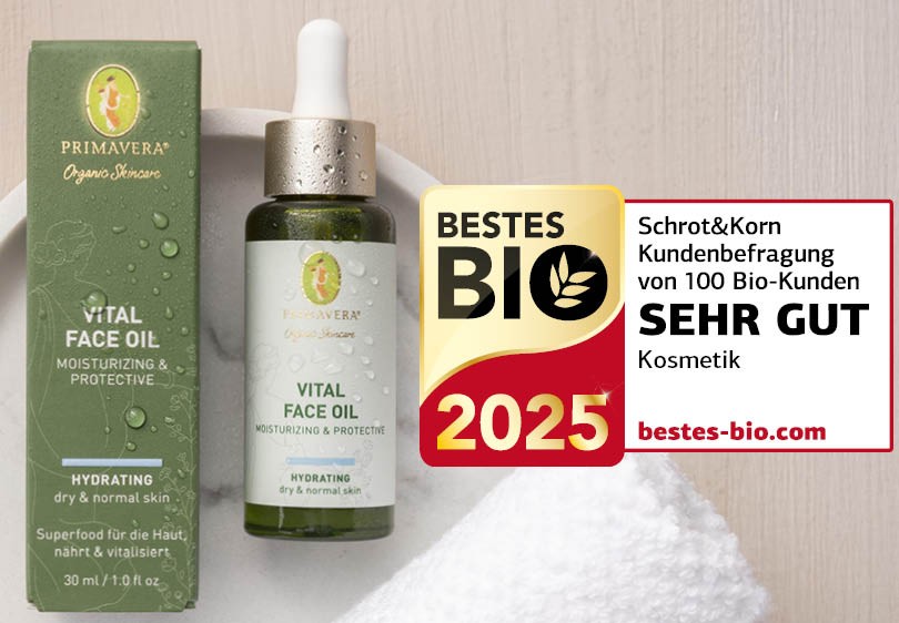 PRIMAVERA Vital Face Oil Bestes Bio 2025