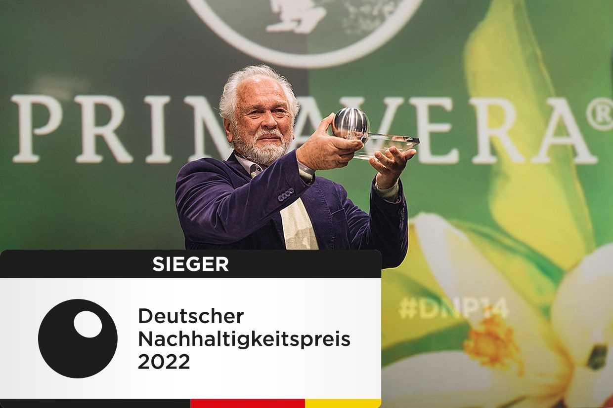 PRIMAVERA gewinnt Deutschen Nachhaltigkeitspreis 2022