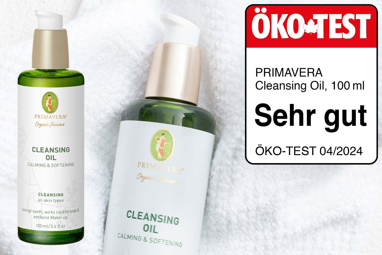Öko-Test: „Sehr gut“ für unser Cleansing Oil