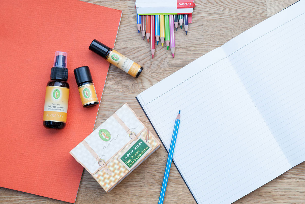 Leichter lernen mit naturreinen Düften