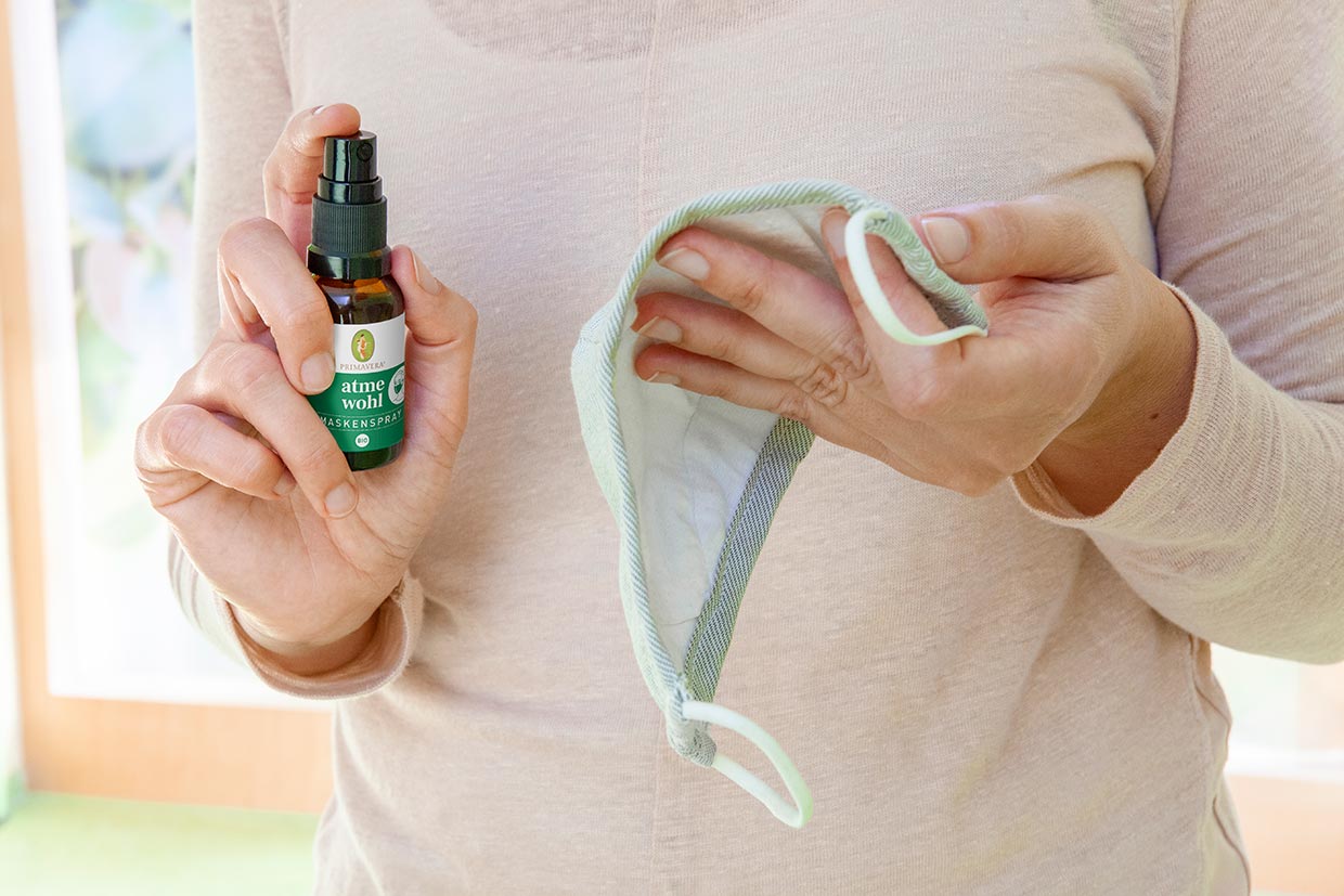 Besser durchatmen mit Maskenspray