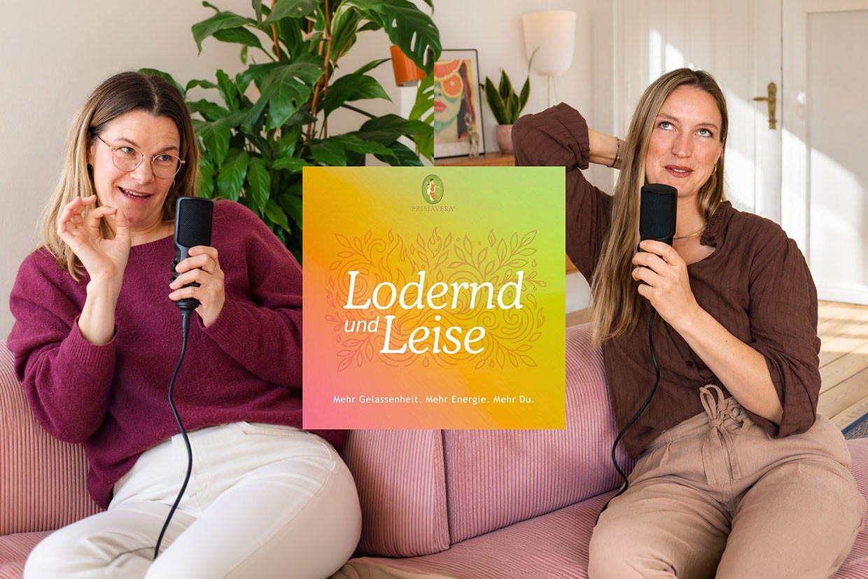 Podcast Lodernd und Leise Key Visual