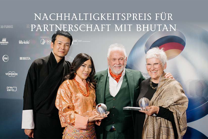 Internationaler Deutscher Nachhaltigkeitspreis 2025 Sonderpreis Bhutan und PRIMAVERA