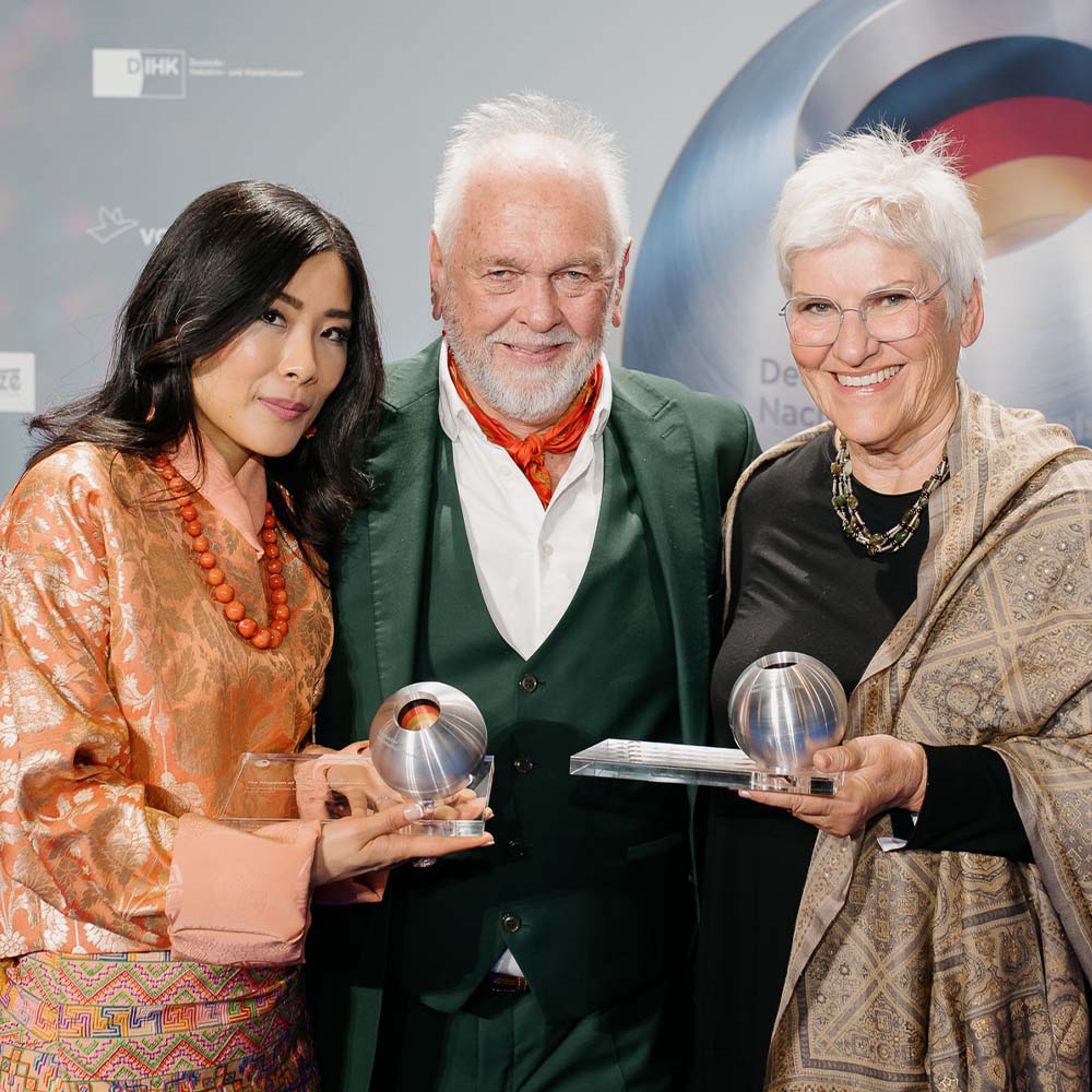 Prinzessin Dechan Yangzom Wangchuck, Ute Leube und Kurt L. Nübling