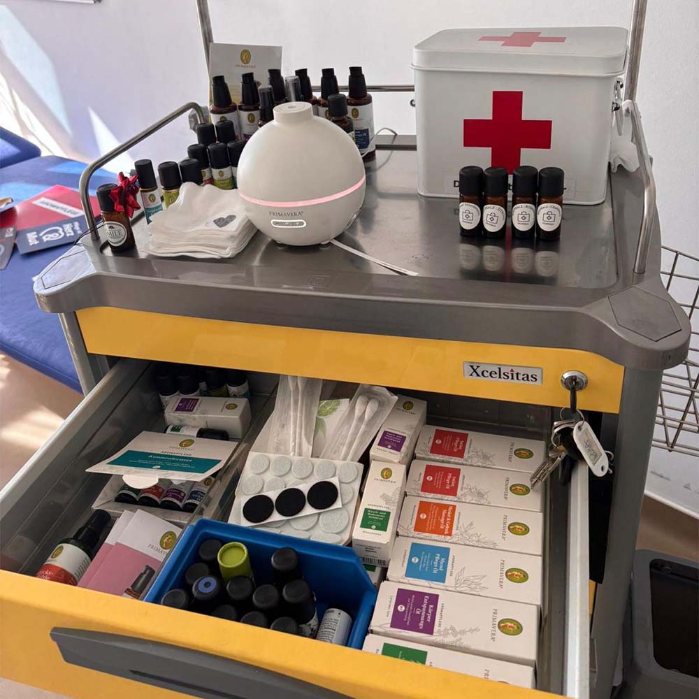 Aromapflege Wagen BG Klinik Ludwigshafen